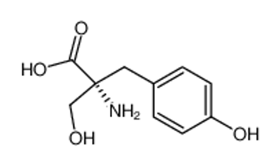 Picture of (+)-α-hydroxymethyltyrosine