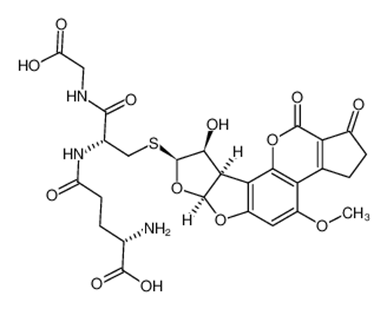 Picture of 8,9-dihydro-8-(S-glutathionyl)-9-hydroxyaflatoxin B1
