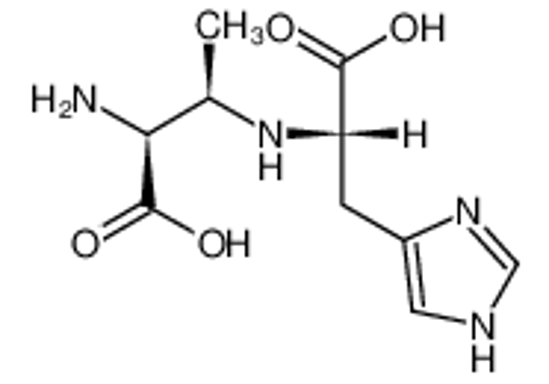 Изображение (2S,3R)-2-amino-3-[[(1S)-1-carboxy-2-(4-imidazolyl)ethyl]amino]butyric acid