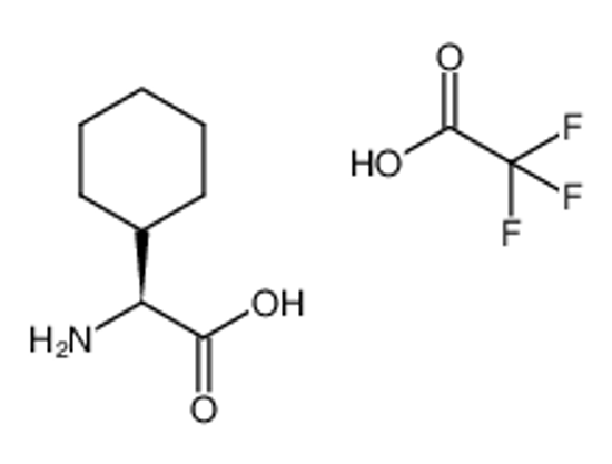 Picture of (S)-2-amino-2-cyclohexylacetic acid compound with 2,2,2-trifluoroacetic acid (1:1)