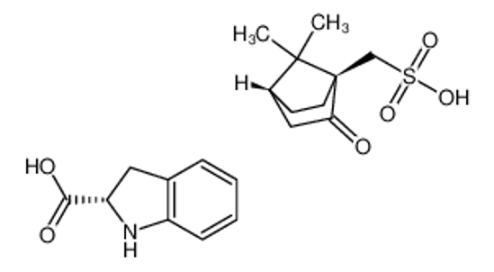 Picture of (S)-indoline-2-carboxylic acid (1S)-10-camphorsulfonic acid salt