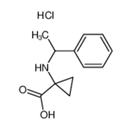 Изображение 1-(methylbenzyl)aminocylopropanecarboxylic acid hydrochloride