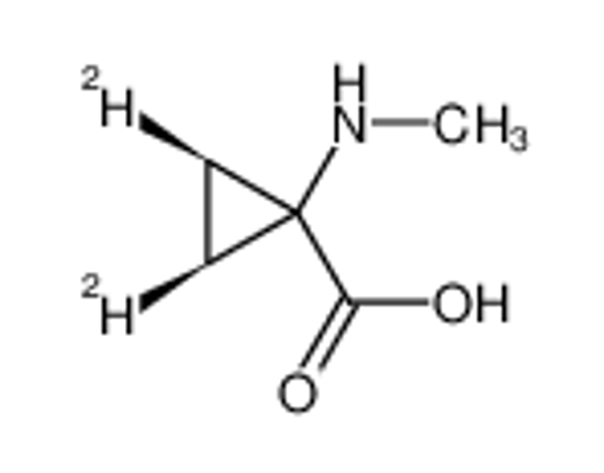 Picture of cis-1-(N-methylamino)cyclopropanecarboxylic acid-2,3-d2