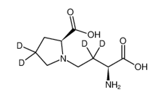 Изображение (S)-1-((S)-3-Amino-3-carboxypropyl-2,2-d2)pyrrolidine-2-carboxylic-4,4-d2 acid