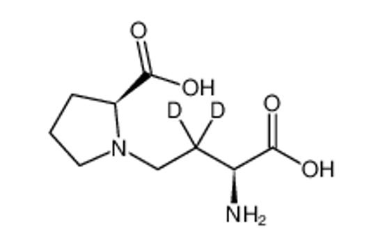 Picture of ((S)-3-Amino-3-carboxypropyl-2,2-d2)-L-proline