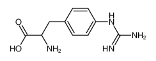 Picture of 2-amino-3-(4-guanidinophenyl)propionic acid