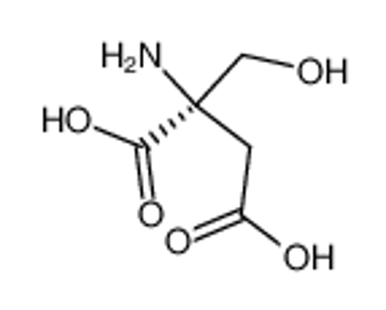 Изображение (+)-α-hydroxymethylaspartic acid
