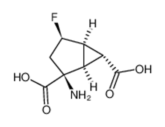 Imagem de (1R,2S,4R,5R,6R)-2-amino-4-fluorobicyclo[3.1.0]hexane-2,6-dicarboxylic acid