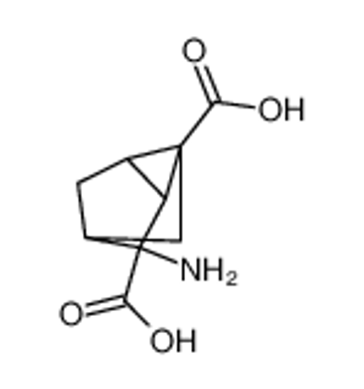 Imagem de (-)-(1R*,2R*,3R*,4S*,6S*)-3-aminotricyclo[2.2.1.02.6]heptane-1,3-dicarboxylic acid