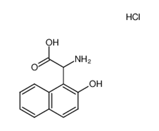 Picture of 2-amino-2-(2'-hydroxynaphthalen-1'-yl)acetic acid hydrochloride