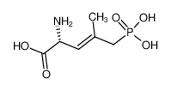 Imagem de 2-amino-4-methyl-5-phosphonopent-3-enoic acid