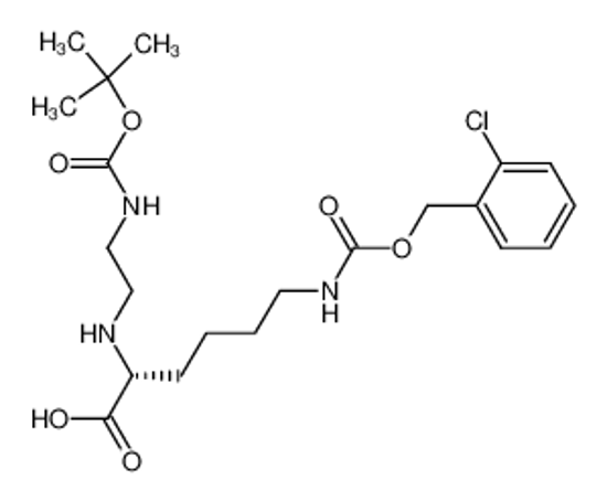 Picture of (R)-2-(2-tert-Butoxycarbonylamino-ethylamino)-6-(2-chloro-benzyloxycarbonylamino)-hexanoic acid