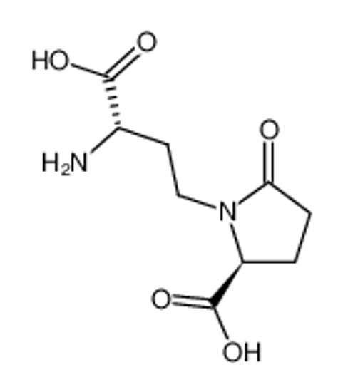Picture of 2(S),3'(S)-1-(3-amino-3-carboxypropyl)-5-oxo-2-pyrrolidinecarboxylic acid
