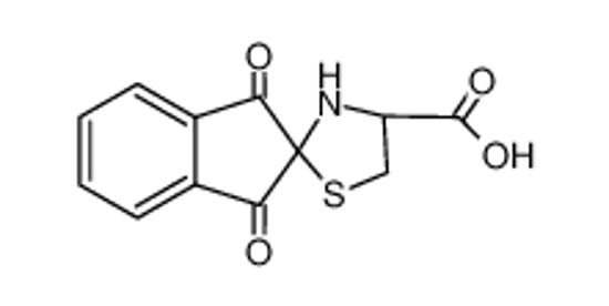 Изображение (R)-1,3-dioxo-spiro[indan-2,2'-thiazolidine]-4'-carboxylic acid