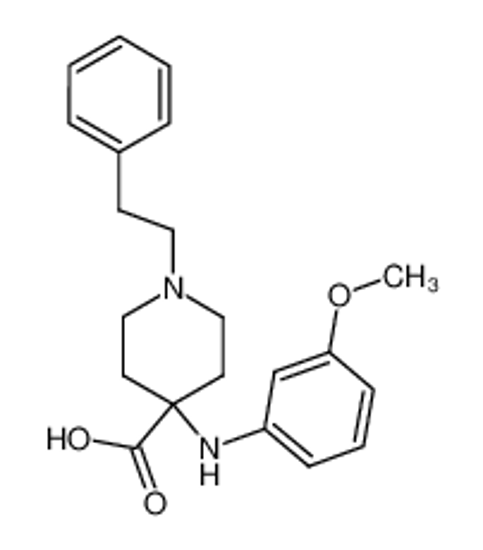 Picture of 4-(m-Anisidino)-1-(2-phenylethyl)-4-piperidincarbonsaeure