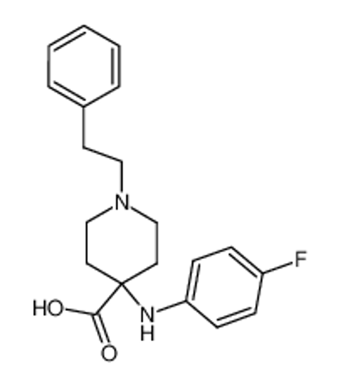 Picture of 4-(p-Fluoranilino)-1-(2-phenylethyl)-4-piperidincarbonsaeure