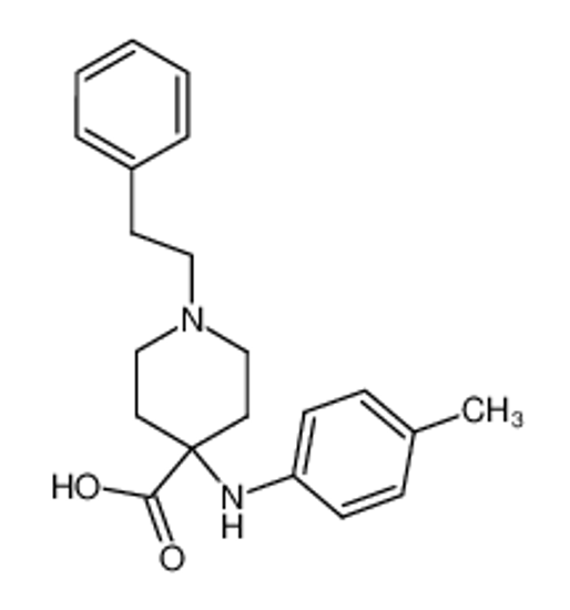 Picture of 1-(2-Phenylethyl)-4-(p-toluidino)-piperidin-4-carbonsaeure