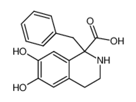 Imagem de 1-benzyl-1,2,3,4-tetrahydro-6,7-dihydroxyisoquinoline-1-carboxylic acid