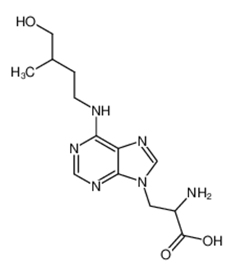 Изображение 2-amino-3-[6-(4-hydroxy-3-methyl-butylamino)-purin-9-yl]-propionic acid
