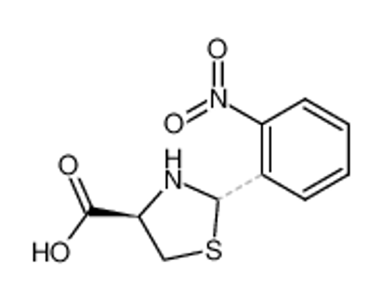 Изображение (2RS,4R)-2-(2-nitro-phenyl)-thiazolidine-4-carboxylic acid