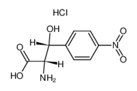Picture of 2-amino-3-hydroxy-3-(4-nitrophenyl)propionic acid hydrochloride