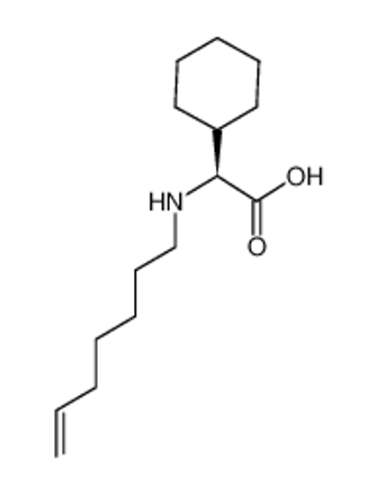 Изображение (2S)-cyclohexyl(hept-6-en-1-ylamino)ethanoic acid