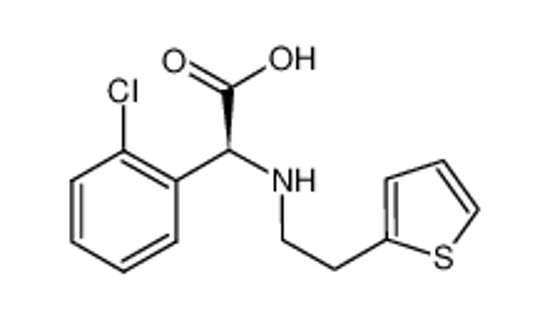 Picture of (+)-N-(2-(2-thienyl)ethyl)-2-chlorophenylglycine