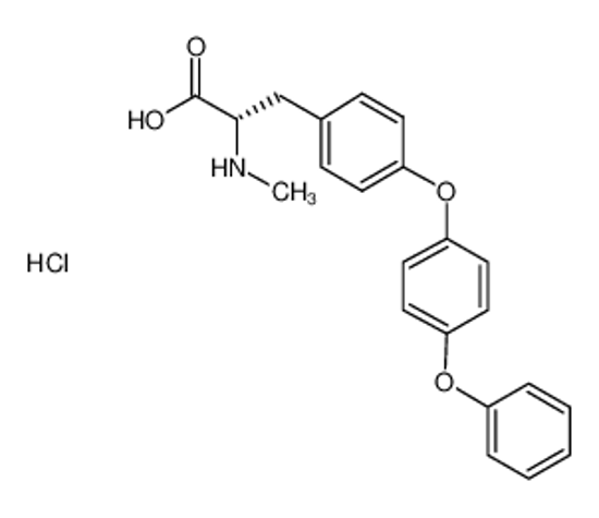 Изображение (2S)-2-(Methylamino)-3-[4-(4-phenoxyphenoxy)phenyl]propanoic Acid hydrochloride