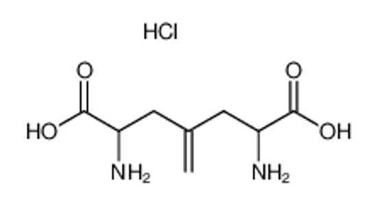 Picture of 2,6-Diamino-4-methylene-heptanedioic acid; hydrochloride