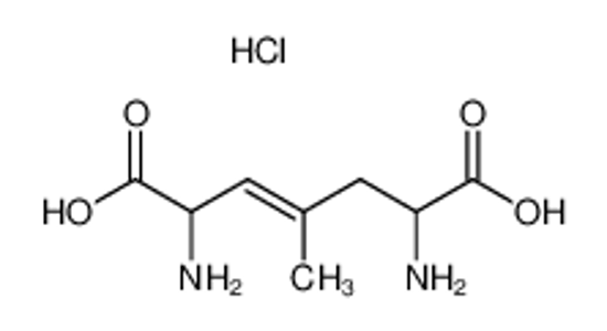 Picture of (E)-2,6-diamino-4-methyl-3-heptene-1,7-dioic acid
