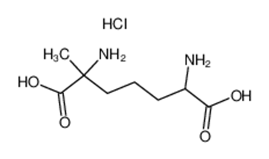 Picture of 2,6-Diamino-2-methyl-heptanedioic acid; hydrochloride