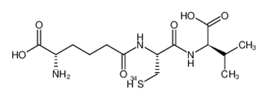 Picture of δ-(L-aminoadipyl)-L-(34S-cysteinyl)-D-valine