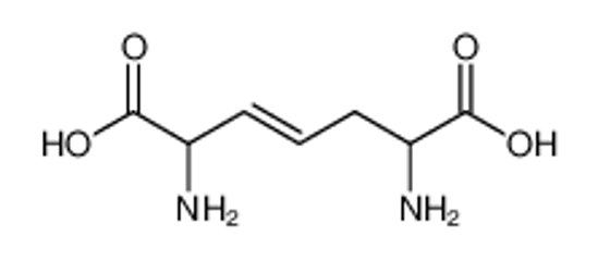 Picture of (E)-3,4-didehydro-2,6-diaminopimelic acid