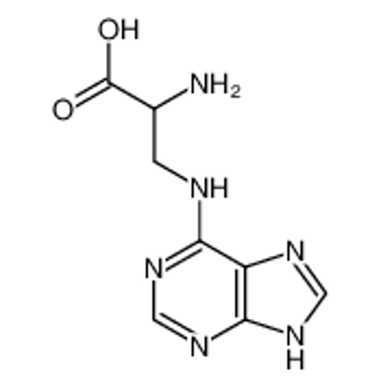 Picture of DL-α-Amino-β-<puryl-(6)-amino>-propionsaeure