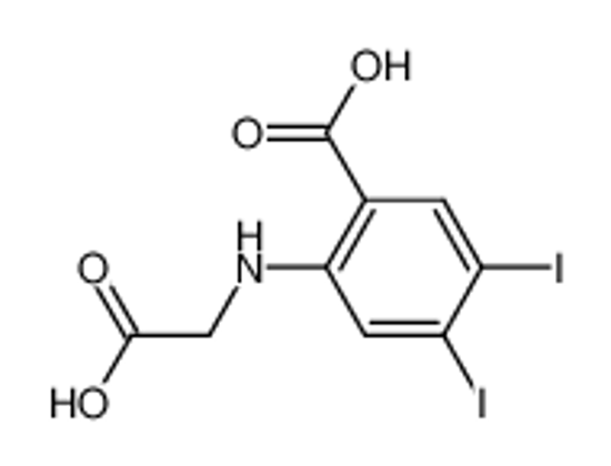 Изображение 2-(carboxymethyl-amino)-4,5-diiodo-benzoic acid