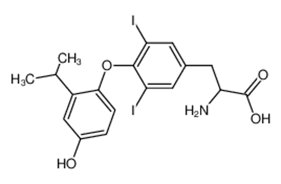 Imagem de 2'-isopropyl-3,5-diiodo-thyronine