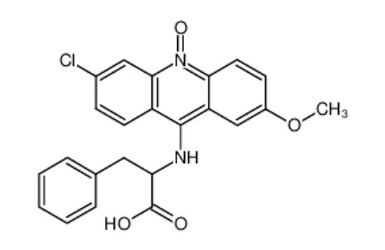 Picture of 2-(6-Chlor-2-methoxy-9-acridyl-amino)-3-phenyl-propionsaeure-N-oxid