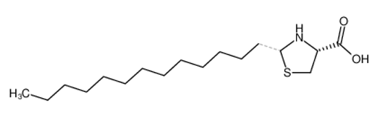 Imagem de (2RS,4R)-2-tridecylthiazolidine-4-carboxylic acid