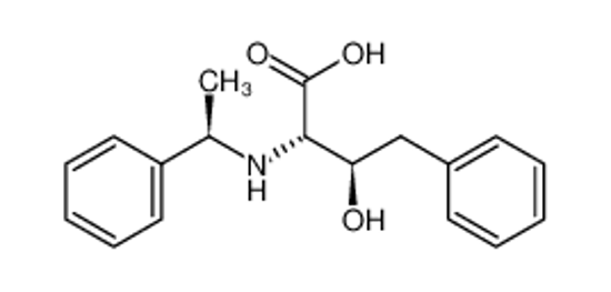 Picture of (3R)-hydroxy-4-phenyl-(2S)-[(1'R)-(phenylethyl)amino]butanoic acid