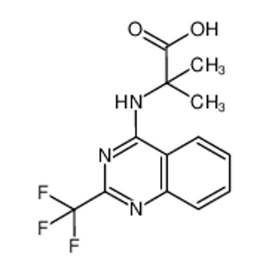 Picture of 2-methyl-2-((2-(trifluoromethyl)quinazolin-4-yl)amino)propanoic acid