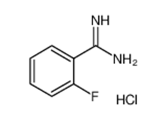 Picture of 2-fluorobenzenecarboximidamide,hydrochloride