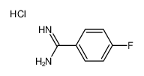 Picture of 4-fluorobenzenecarboximidamide,hydrochloride