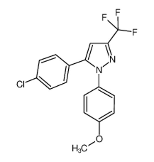 Picture of 5-(4-chlorophenyl)-1-(4-methoxyphenyl)-3-(trifluoromethyl)pyrazole