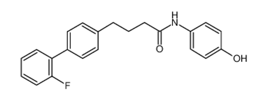 Picture of 4-[4-(2-fluorophenyl)phenyl]-N-(4-hydroxyphenyl)butanamide