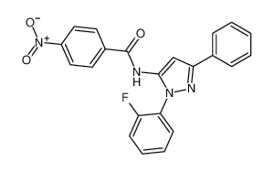 Picture of N-[2-(2-fluorophenyl)-5-phenylpyrazol-3-yl]-4-nitrobenzamide