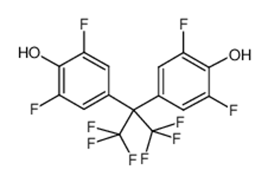 Picture of 4-[2-(3,5-difluoro-4-hydroxyphenyl)-1,1,1,3,3,3-hexafluoropropan-2-yl]-2,6-difluorophenol