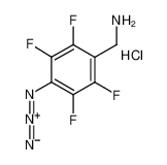 Picture of (4-azido-2,3,5,6-tetrafluorophenyl)methanamine,hydrochloride