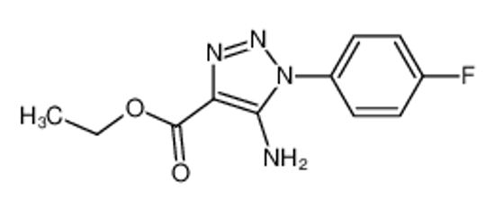 Imagem de ethyl 5-amino-1-(4-fluorophenyl)triazole-4-carboxylate
