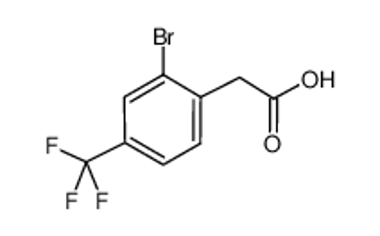 Picture of 2-[2-bromo-4-(trifluoromethyl)phenyl]acetic acid