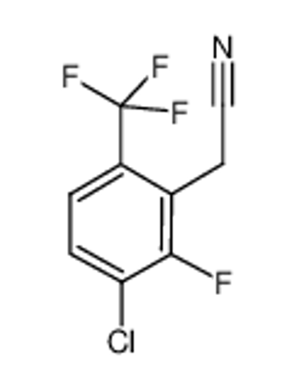 Picture of 2-[3-chloro-2-fluoro-6-(trifluoromethyl)phenyl]acetonitrile